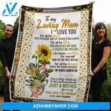 Blanket Mothers Day Gifts To My Mom For All The Times You Are The World Daughter Fleece Blanket Unique Gifts
