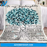Blanket Mothers Day Gifts Tree Of Life To My Stepdaughter From Step Mom Fleece Blanket Best Gifts For Mom