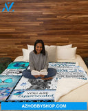 Blanket Mothers Day Gifts You'll Always Be My Loving Mother To Mom Butterfly Fleece Blanket Gift Mom