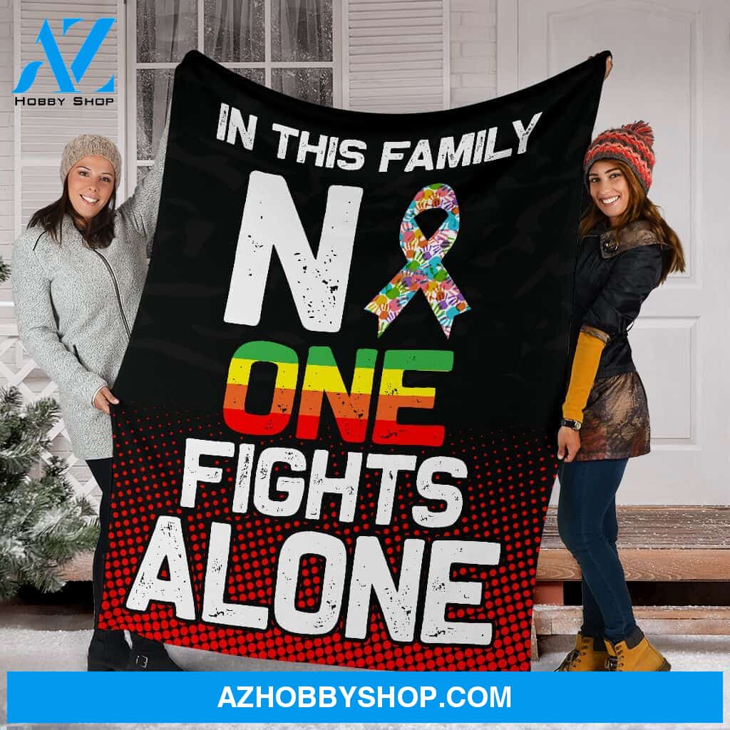 Blanketfy I Love Autism 05 Fleece Blanket