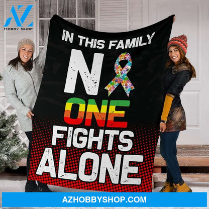 Blanketfy I Love Autism 05 Fleece Blanket