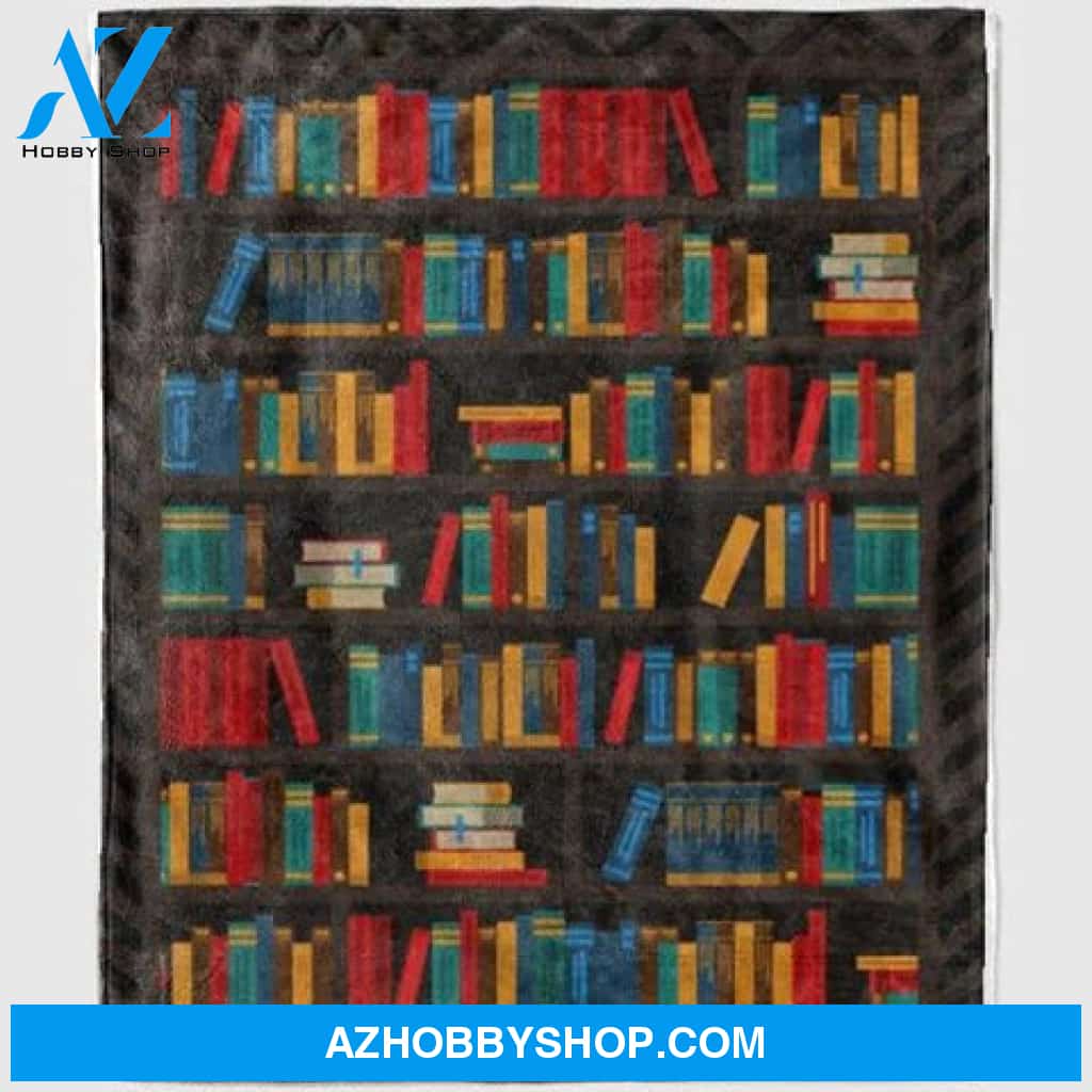 Blankets Booksheves Gift For Book Lovers 