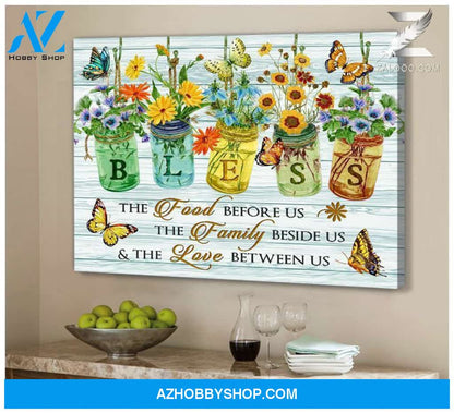 Zalooo Bless Butterfly Wall Art Canvas