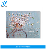 Bless Our Home Hummingbird Premium Wall Art Canvas