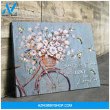 Bless Our Home Hummingbird Premium Wall Art Canvas