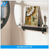 Bless the Lord Hummingbird Canvas Wall Art Decor