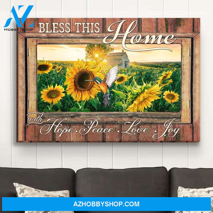 Bless This Home - Premium Matte Canvas