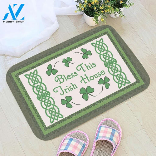 Bless This Irish House Doormat Welcome Mat House Warming Gift Home Decor Funny Doormat Gift Idea