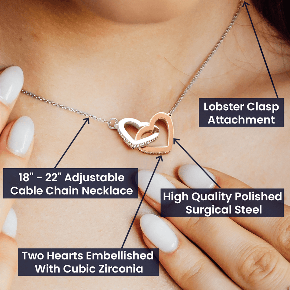 Happy Birthday - Interlocking Hearts Necklace