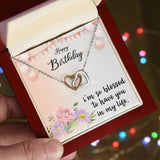 Happy Birthday - Interlocking Hearts Necklace