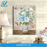 Blessed Hummingbird Canvas Wall Art Decor, Wall Decor Visual Art
