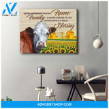 Blessing Cow Wall Art Canvas, Wall Decor Visual Art