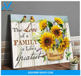 Blessing Hummingbird Wall Art Canvas, Wall Decor Visual Art