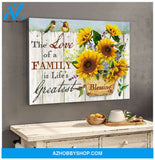 Blessing Hummingbird Wall Art Canvas, Wall Decor Visual Art