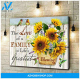 Blessing Hummingbird Wall Art Canvas, Wall Decor Visual Art