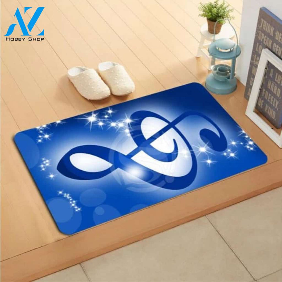 Bling Music Notes Doormat Indoor and Outdoor Doormat Warm House Gift Welcome Mat Gift for Labrador Lovers Birthday Gift