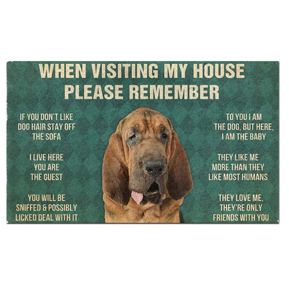 Bloodhound's Rules Doormat