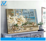 Bloom Hummingbird Wall Art Canvas, Wall Decor Visual Art