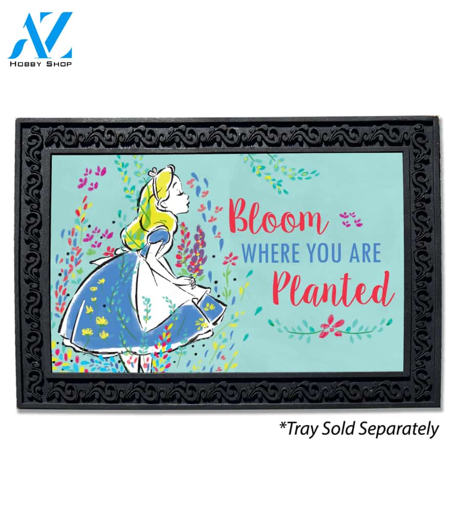 Bloom Where You Are Planted Alice Doormat - 18" x 30"