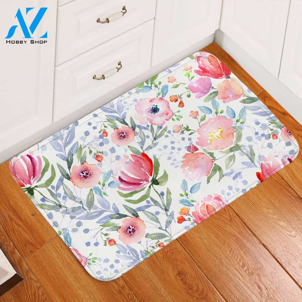 Blossom Flowers Door Mat