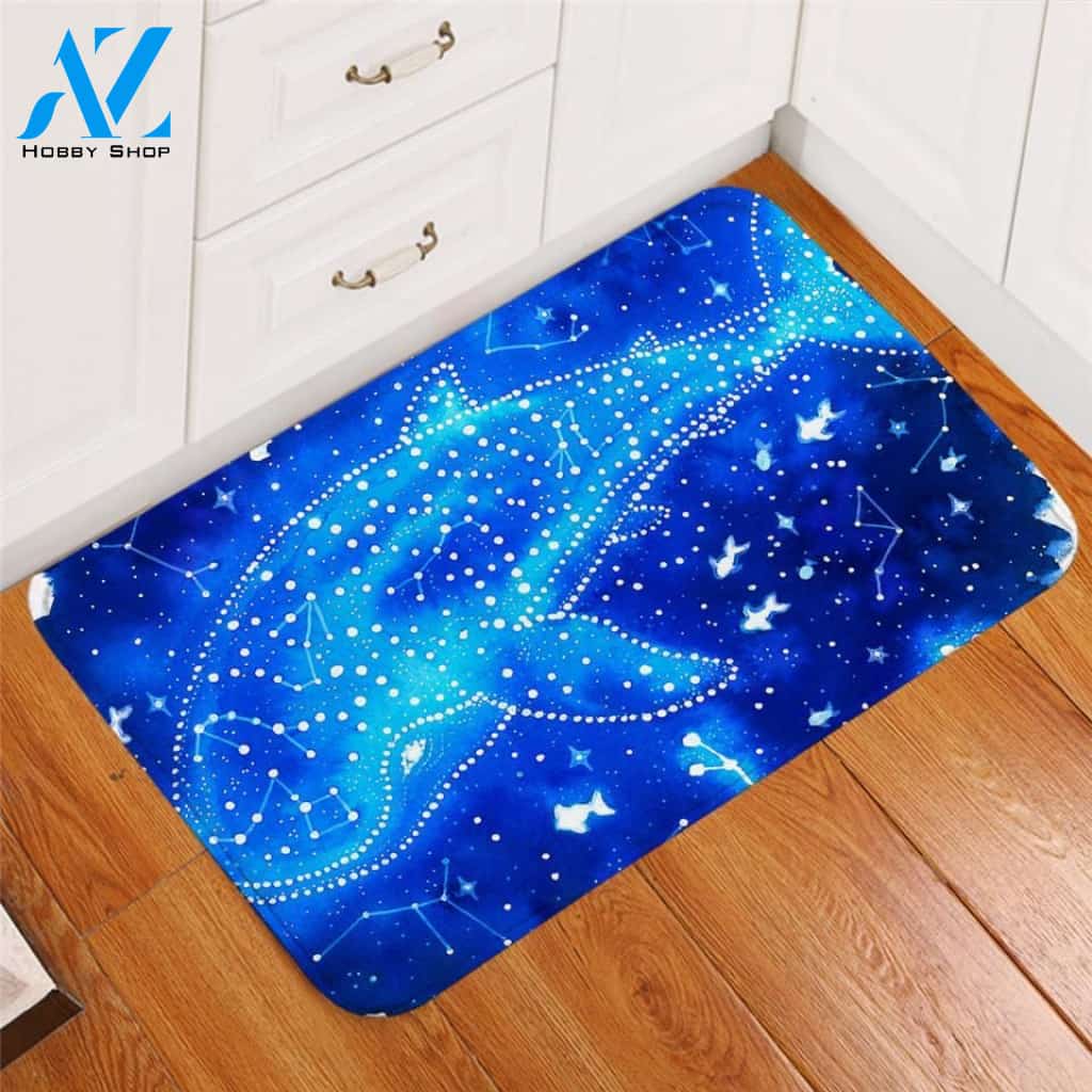 Blue Cetus Constellation Printed Doormat Home Decor