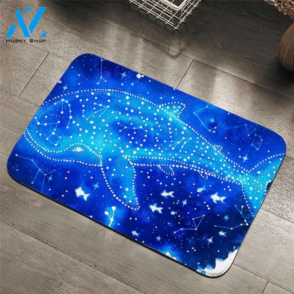 Blue Cetus Constellation Printed Doormat Home Decor