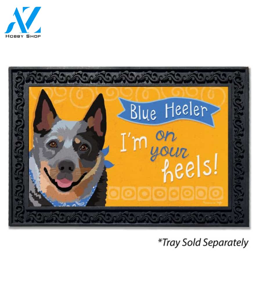Blue Heeler Doormat - 18" x 30"