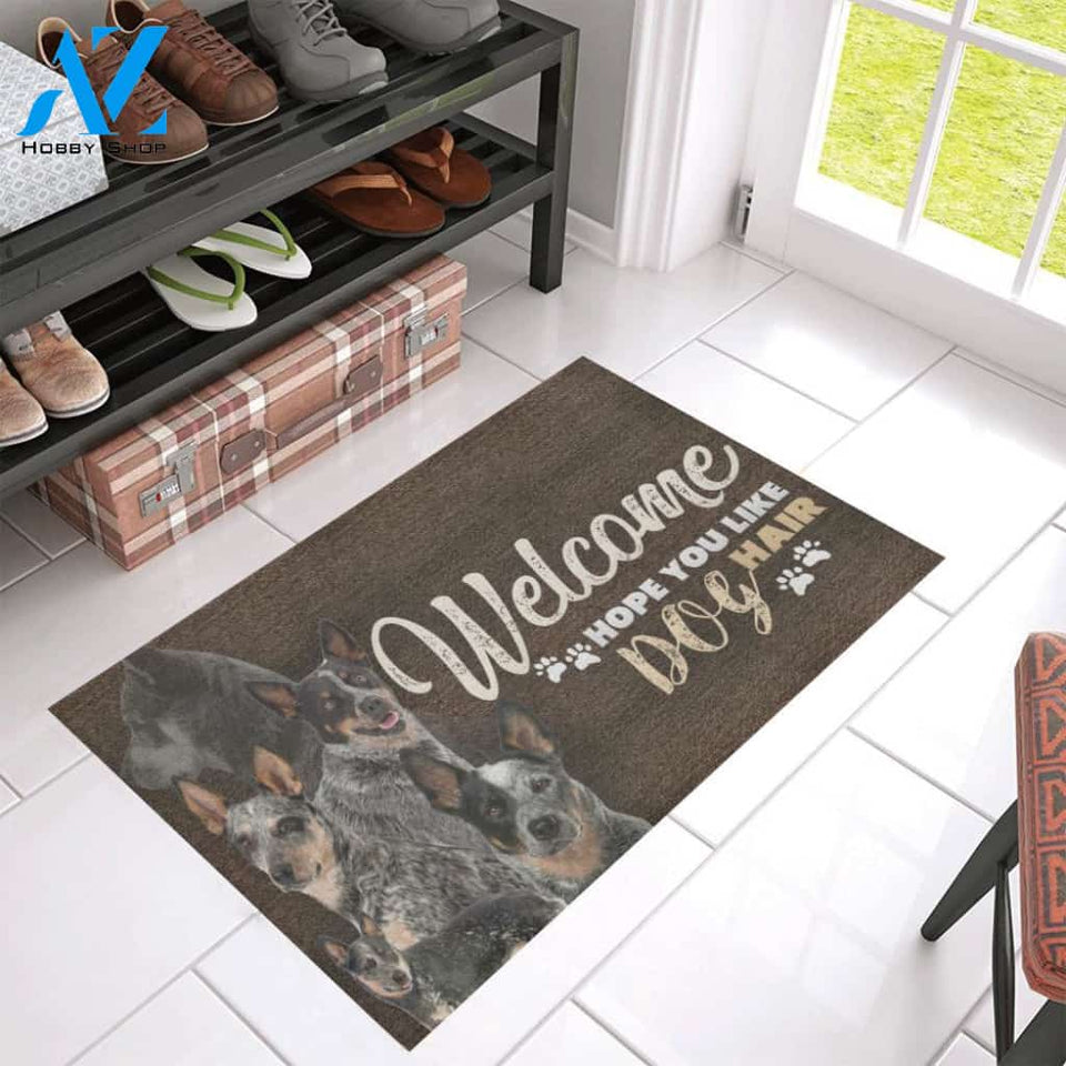 TD 5 Blue Heeler's Hair Doormat | WELCOME MAT | HOUSE WARMING GIFT