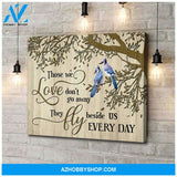 Blue Jay Bird Those We Love Wall Art Canvas Prints, Wall Decor Visual Art