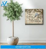 Blue Jay Bird Those We Love Wall Art Canvas Prints, Wall Decor Visual Art