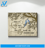 Blue Jay Bird Those We Love Wall Art Canvas Prints, Wall Decor Visual Art