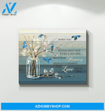 Blue Jay Bird When You Believe Wall Art Canvas Prints, Wall Decor Visual Art