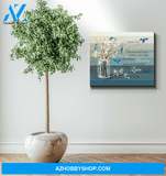 Blue Jay Bird When You Believe Wall Art Canvas Prints, Wall Decor Visual Art