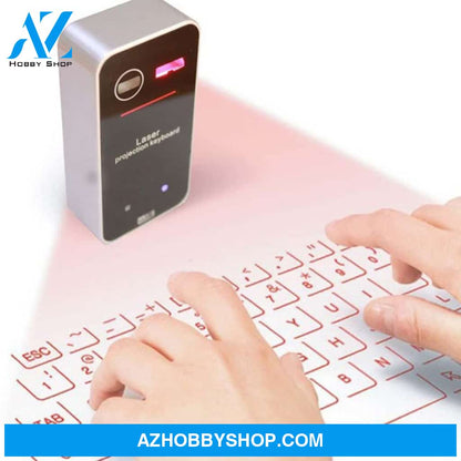 Bluetooth Wireless Laser Keyboard Black