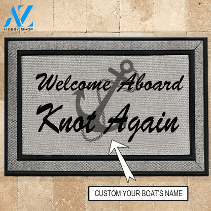 Boat Doormat Customized Boat Welcome | Welcome Mat | House Warming Gift