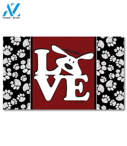 Bolo Love Dog is Good Doormat - 18" x 30"