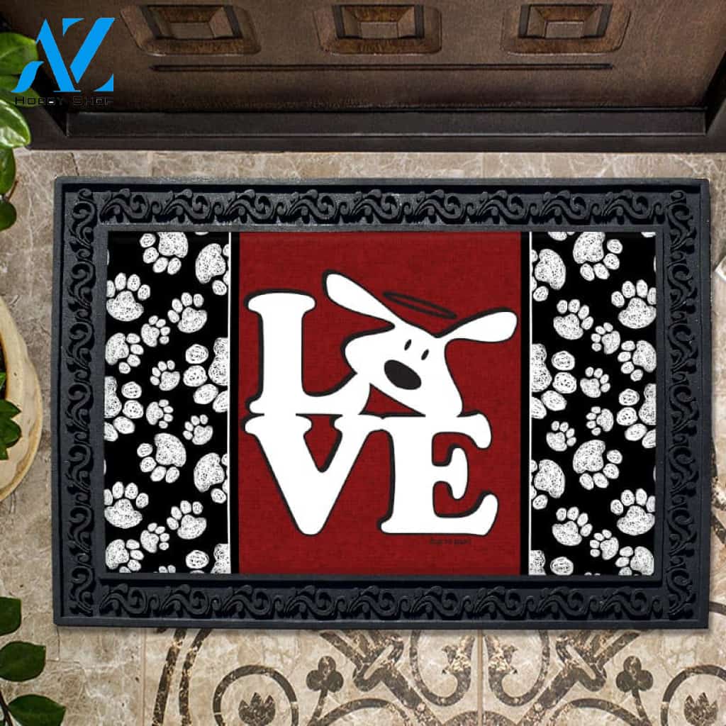 Bolo Love Dog is Good Doormat - 18" x 30"