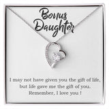 Stepdaughter Forever Love Heart Necklace