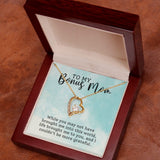 Bonus Mom Grateful Forever Love Heart Necklace