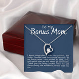 Bonus Mom Patience Forever Love Heart Necklace Gift For Stepmother