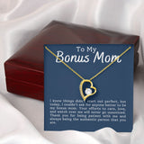 Bonus Mom Patience Forever Love Heart Necklace Gift For Stepmother