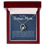 Bonus Mom Patience Forever Love Heart Necklace Gift For Stepmother