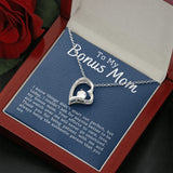 Bonus Mom Patience Forever Love Heart Necklace Gift For Stepmother
