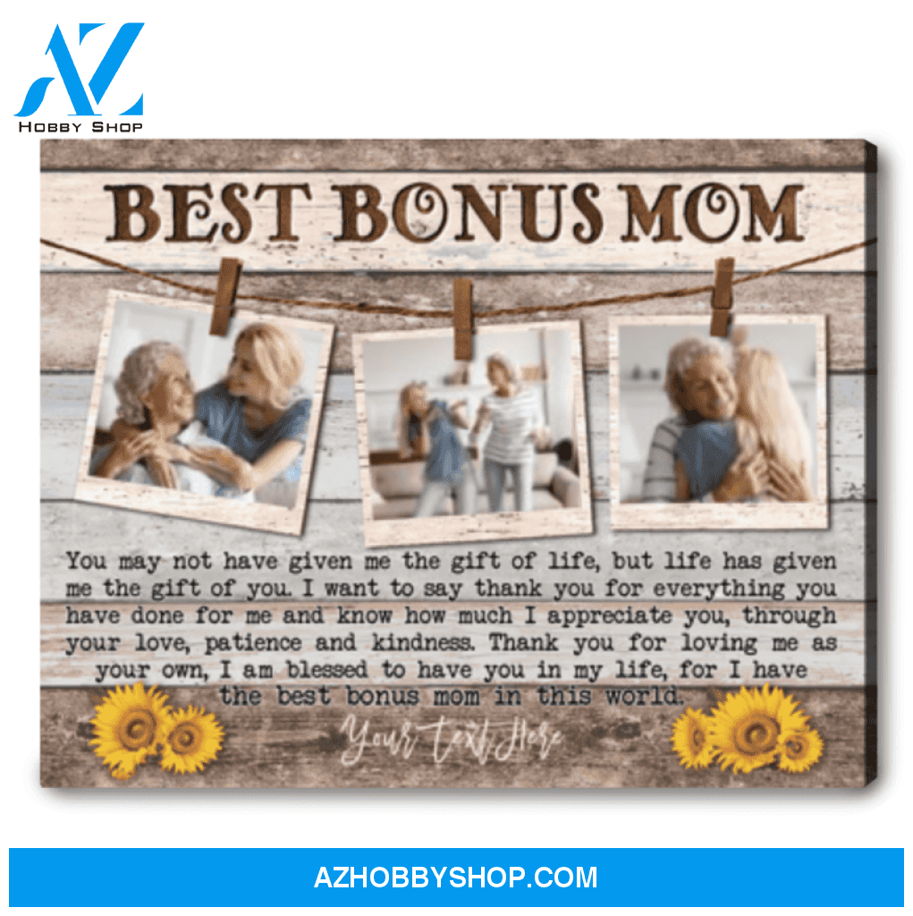 Bonus Mom Personalized Gifts Mother's Day Gift For Bonus Mother