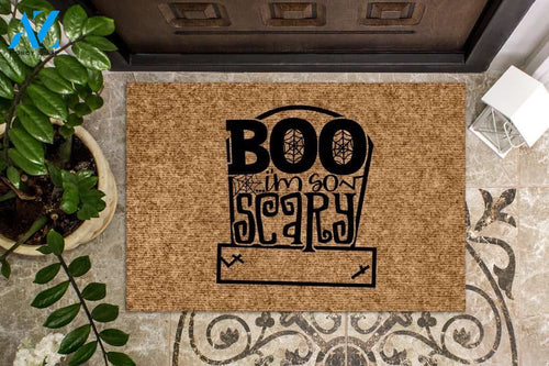 Boo I'm So Scary Halloween Doormat | Welcome Mat | House Warming Gift