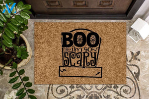 Boo I'm So Scary Halloween Doormat | Welcome Mat | House Warming Gift