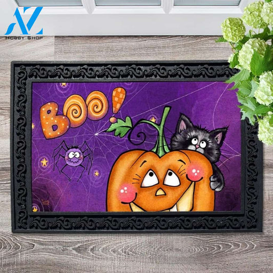 Boo Pumpkin Doormat - 18" x 30"