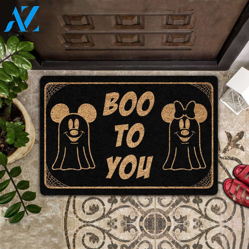 Boo To You Doormat | Welcome Mat | House Warming Gift | Christmas Gift Decor