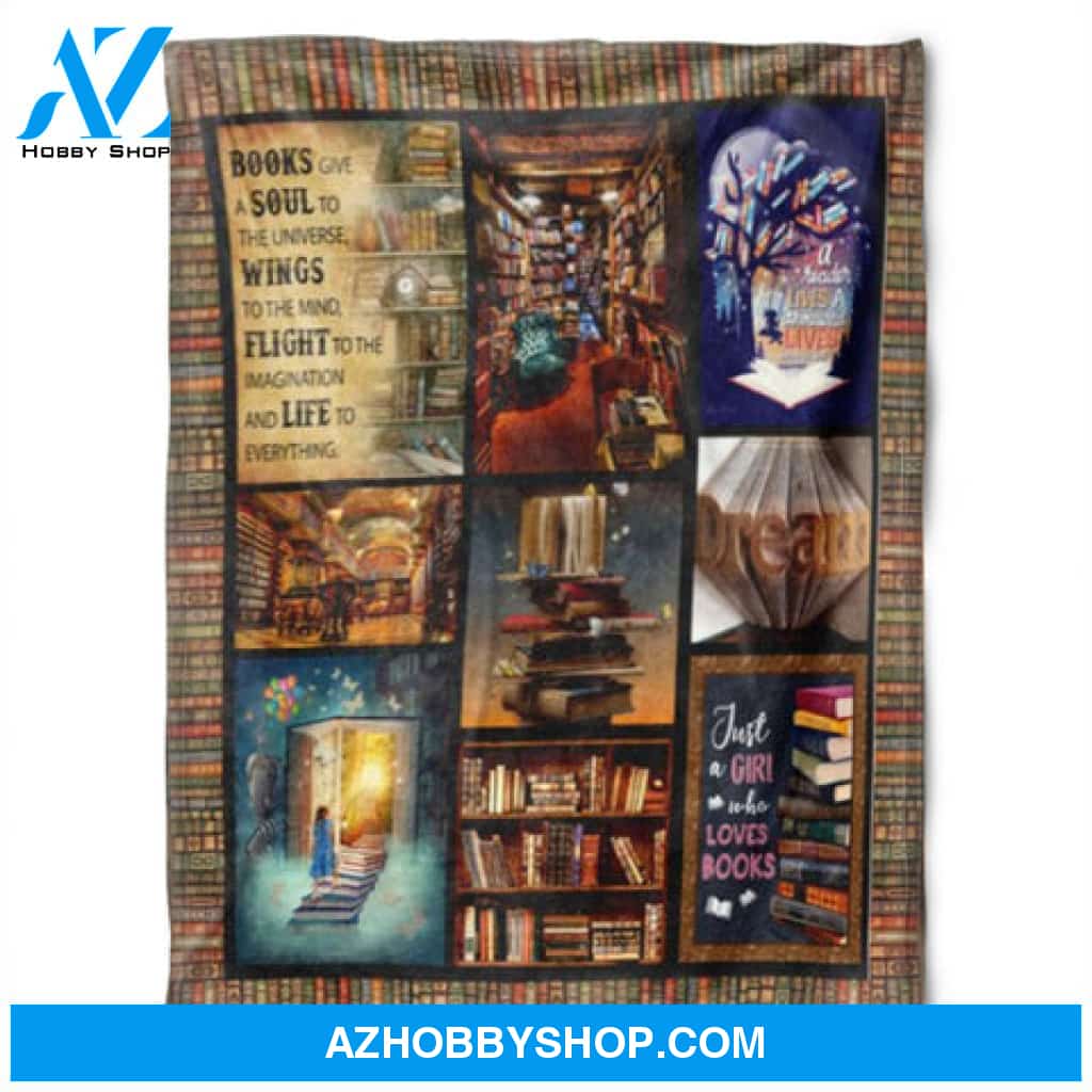 Book Blanket, Books Give A Soul To The Universe, Read Lover, Vintage Library, Bookworm