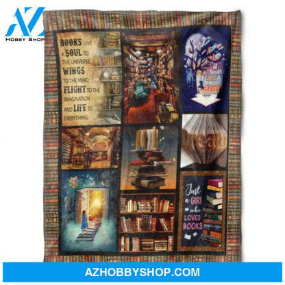 Book Blanket, Books Give A Soul To The Universe, Read Lover, Vintage Library, Bookworm